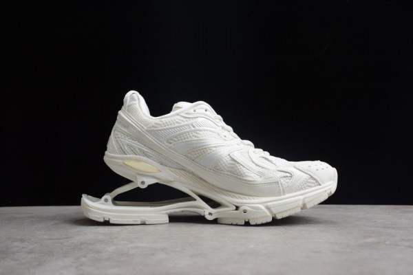 Balenciaga X - Pander Sneaker More Washed All White