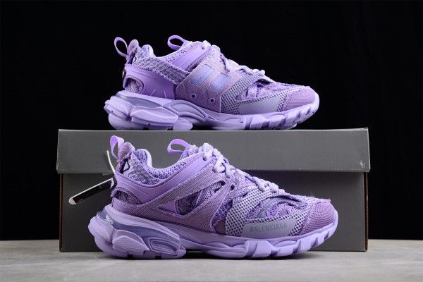 Balenciaga Track Sneaker In Full Mesh in Lilac