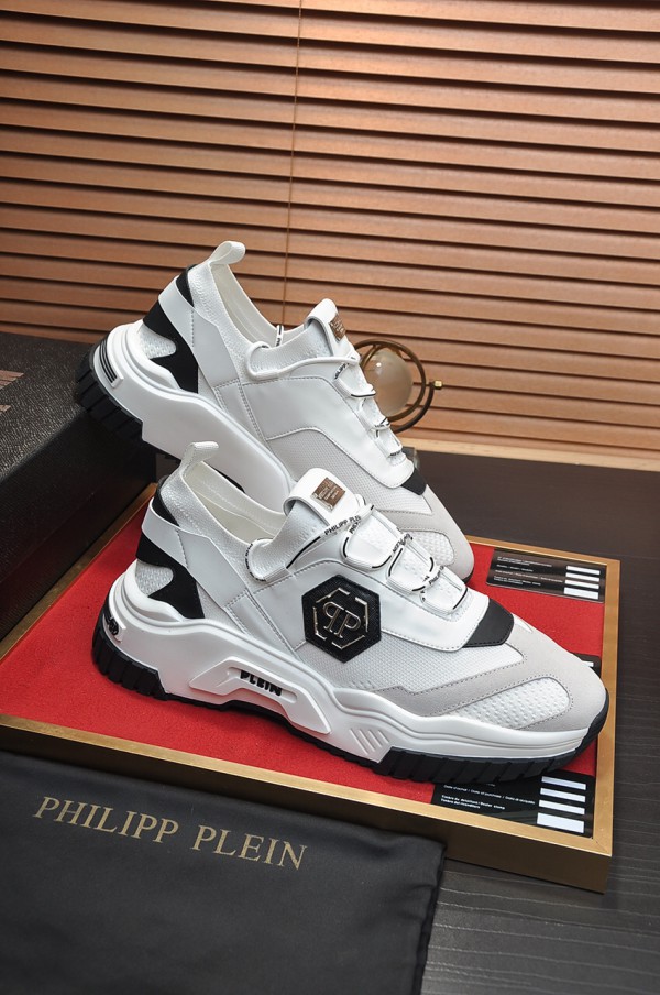 Philipp Plein Trainer Predator White Sneakers