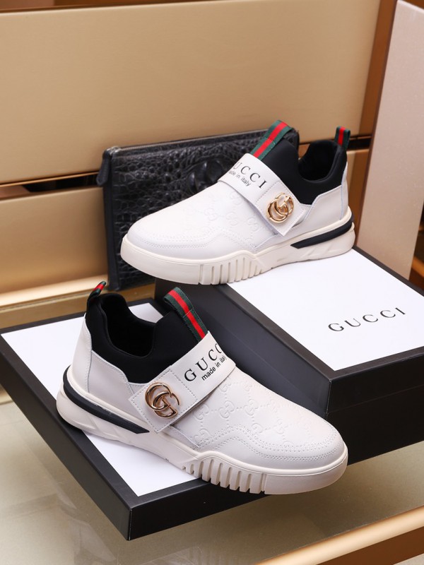 Gucci White Black Shoes
