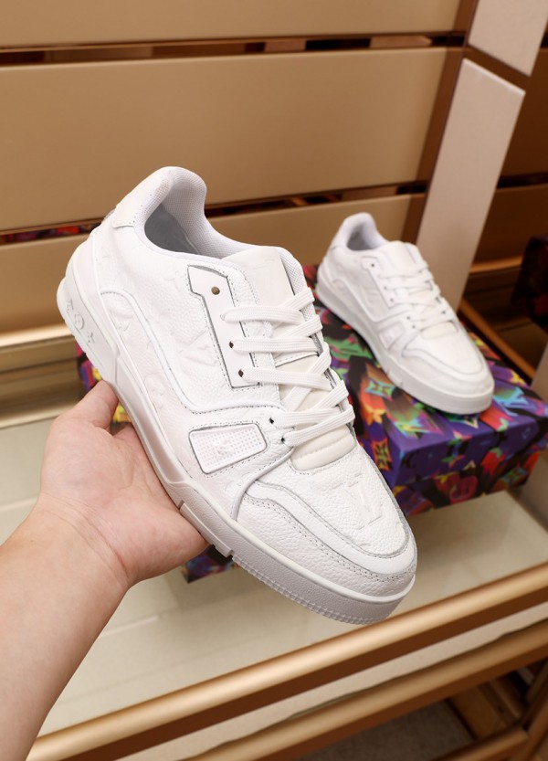 Louis Vuitton trainer sneaker white