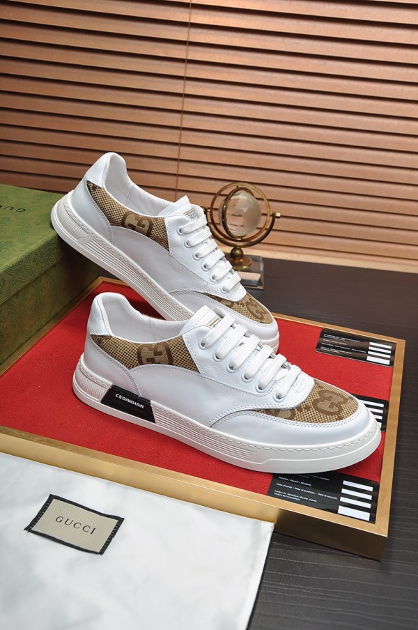 Gucci White Beige Shoes