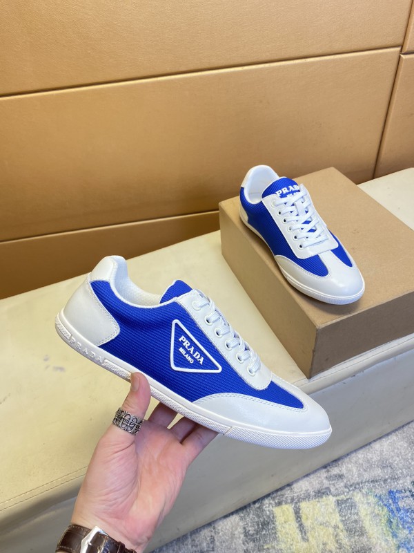 Prada Blue White Shoes