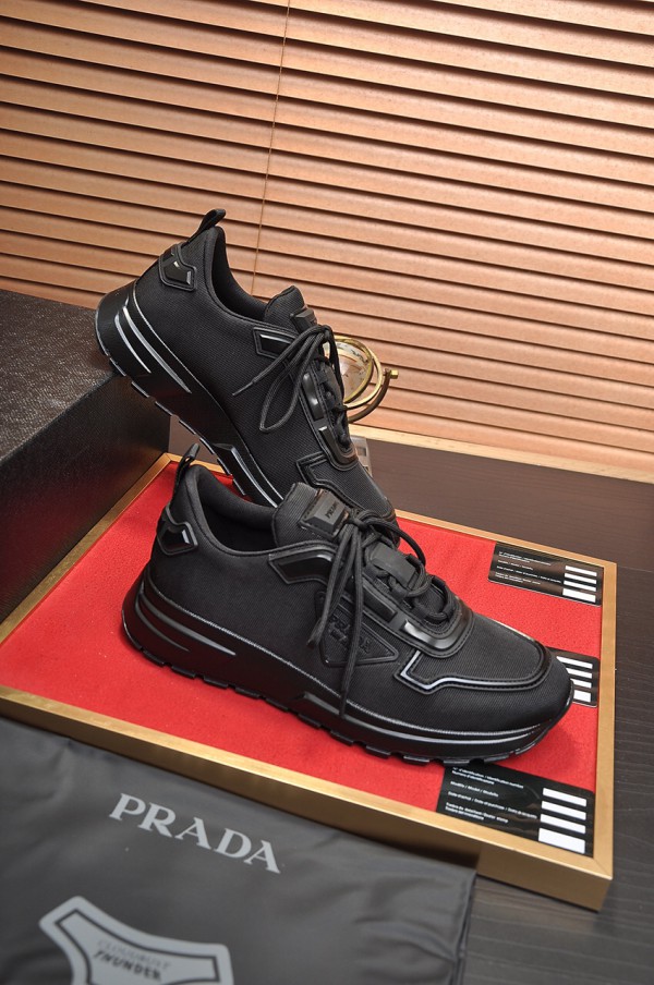 Prada Full Black Sneakers