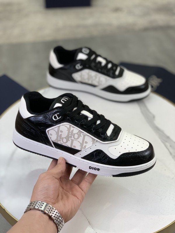 Dior B27 Low Top Black White Sneakers