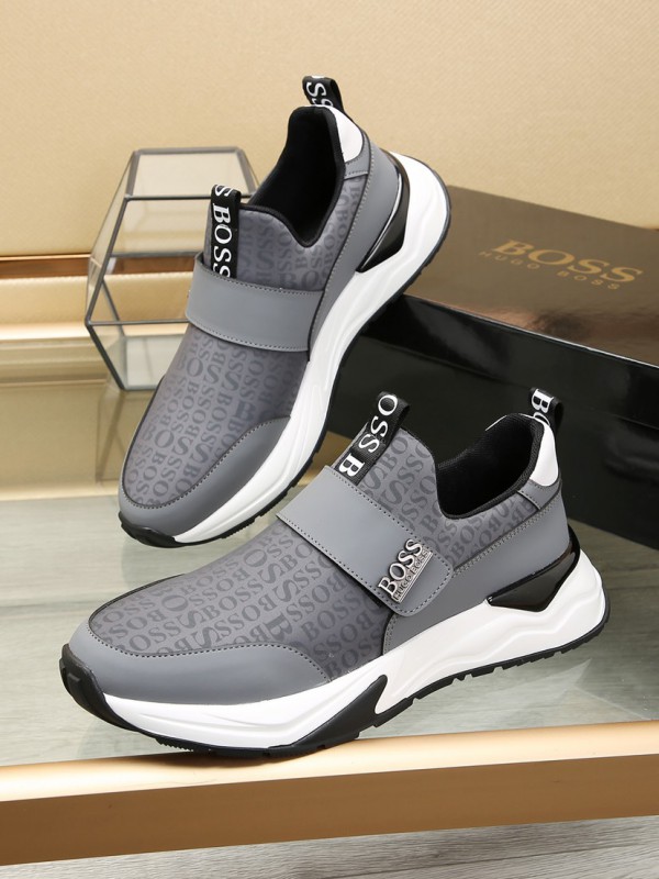 Hugo Boss Trainers Grey Shoes