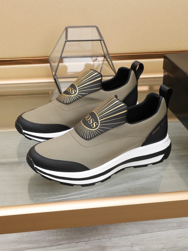 Boss Leather Low Top Shoes