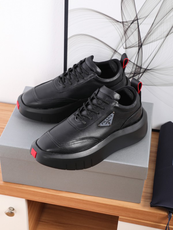 Prada Black Leather Shoes