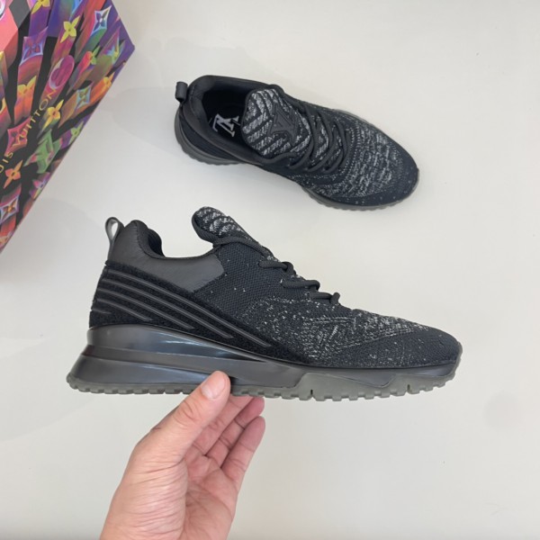 Louis Vuitton  Black V.N.R Knit Sneaker