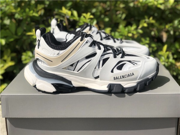 Balenciaga Track Faded Sneakers White - Gray
