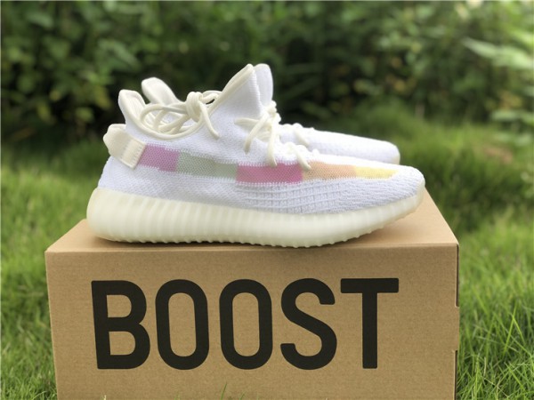 Adidas Yeezy Boost 350 V2 Cloud White Pink Green EG7962