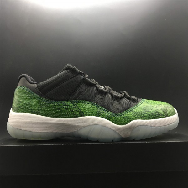 Air Jordan 11 Retro Low "Green Snakeskin"