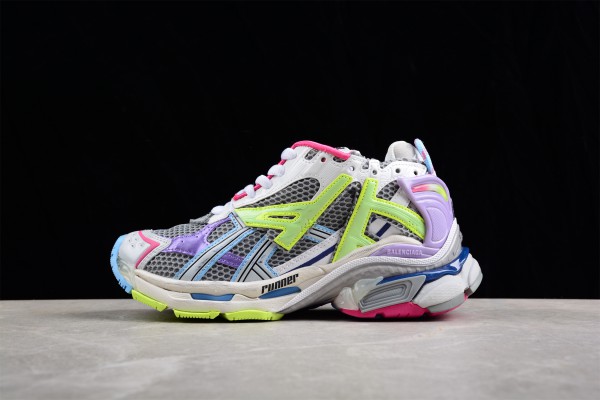 Balenciaga Runner Sneaker Multicolor in Grey Purple