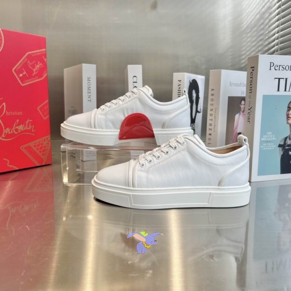 Christian Louboutin White Low-top Sneakers