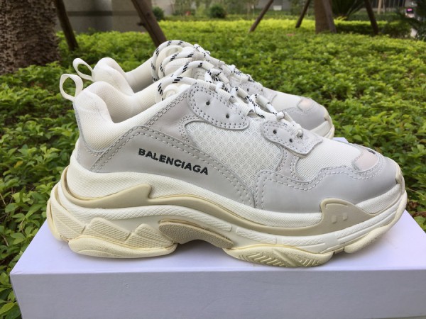 Balenciaga Triple S Sneaker Cream White