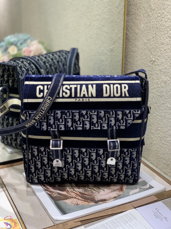 Dior Blue Camp Bag