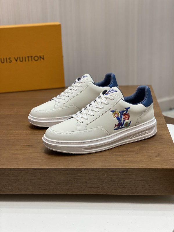 Louis Vuitton Beverly Hills White Blue Sneaker