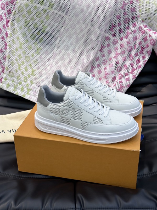 Louis Vuitton White Grey Beverly Hills Sneaker