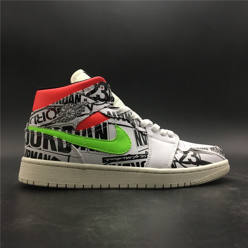 jordan 1 mid all over logos