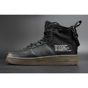 Nike SF Air Force 1 Mid "Hazel" Black 917753-002