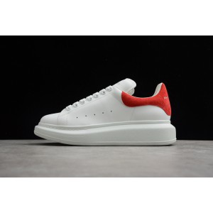 Alexander McQueen Oversized Sneaker White Red Suede