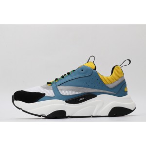 Dior B22 Sneaker Blue Yellow White 3SN231ZCQ_H561