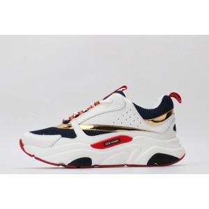 Dior B22 Sneaker White Blue Gold 3SN231YDO_H065