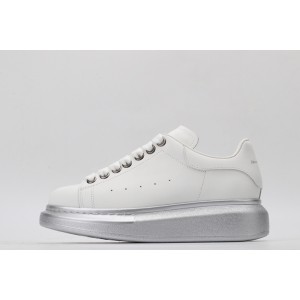 Alexander McQueen Oversized Sneaker White Glitter Sole