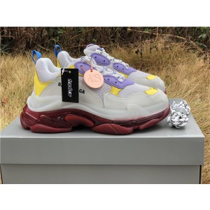 Balenciaga Triple S Clear Sole Purple/Yellow/Red