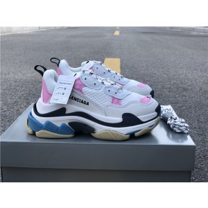 Balenciaga Triple S Sneaker White/Blue/Pink