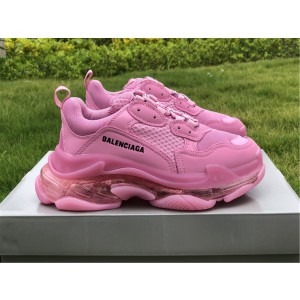 Balenciaga Triple S Clear Sole Pink