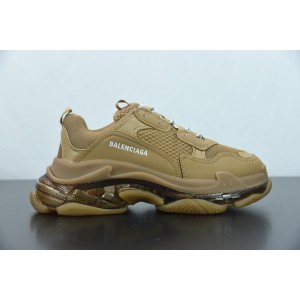 Balenciaga Triple S Clear Sole Brown