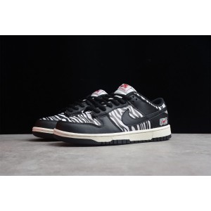 Quartersnacks x Nike SB Dunk Low "Zebra" DM3510-001