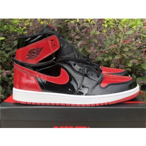 Air Jordan 1 High OG Bred Patent Leather 555088-063