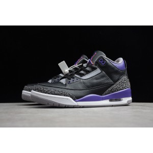 Air Jordan 3 Black "Court Purple"