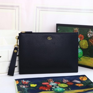 Gucci GG Marmont leather pouch