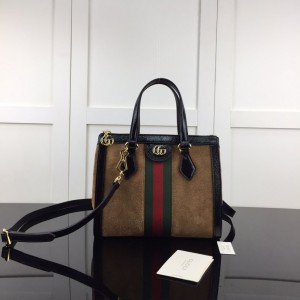 Gucci Ophidia Suede small GG tote bag