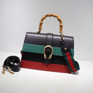Gucci Dionysus leather top handle bag