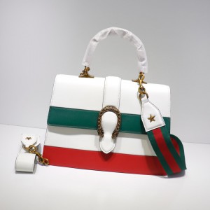 Gucci Dionysus leather top handle bag
