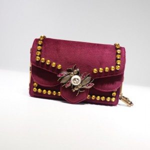 Gucci Broadway Velvet Mini Bag