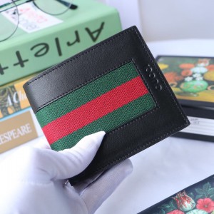 Gucci Stripe Leather Wallet