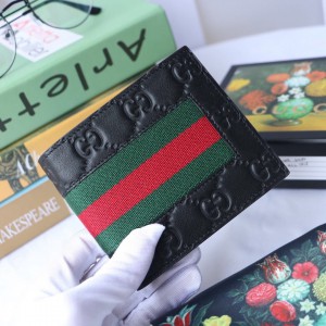 Gucci Stripe Leather Wallet