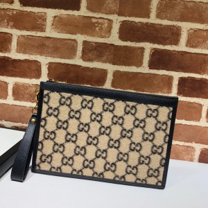 Gucci GG wool pouch