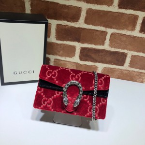 Gucci Dionysus GG Velvet Super Mini Bag