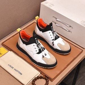 Louis Vuitton White Black Orange Shoes