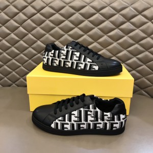 Fendi Black White Shoes