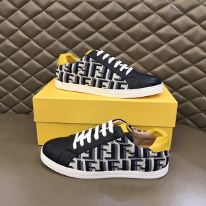 Fendi Black Yellow Shoes