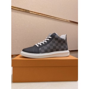 Louis Vuitton Grey High Top Sneakers