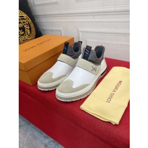 Louis Vuitton White Beige Shoes