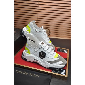 Philipp Plein Trainer Predator White Green Sneakers